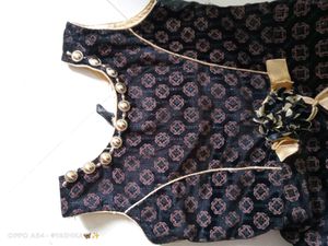 Black Golden Frock