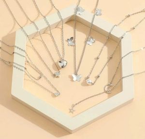 Assorted Charm Necklaces Set of 6