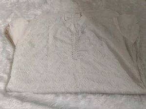 White Chikankari Kurta