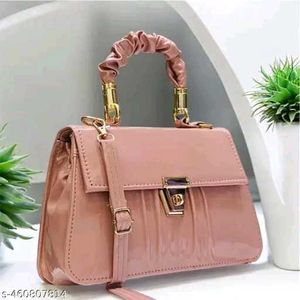 Chic Pink Patent Handbag