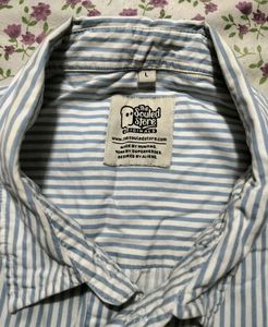 Classic Striped Button-Down Shirt