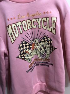 Y2K Motorcycle Graphic Sweatshirt