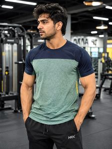 HRX Men's Colorblock T-Shirt