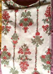 Floral Print Cotton Kurta