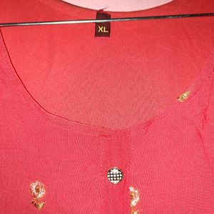 Women's Embroidery Long Frock Type Kurti