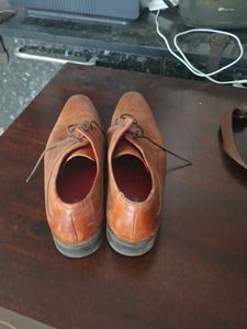 Elegant Brown Leather Lace-Up Formal Shoes