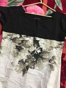 Black And White Kurti