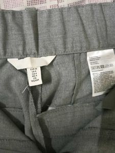 H&amp;M grey Ankle length trousers