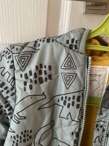 Kids Dinosaur Puffer Jacket