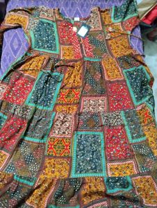 Bohemian Patchwork Maxi Dress