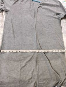 Plain Grey Open Front Shrug