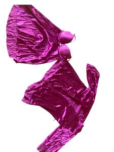 Pink Satin Lingerie Set