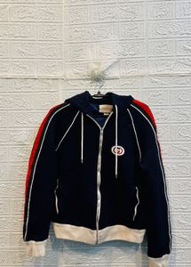 🇮🇹 Gucci  imported luxury Zip-Up Hoodie