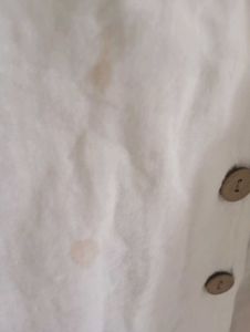 Whitepure mulmul  Button-Up Short Sleeve Top
