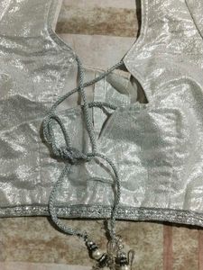 Sparkling Silver Blouse