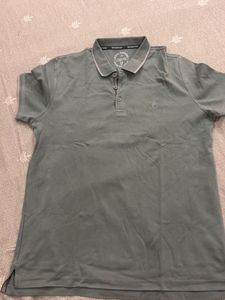 Men's Grey Polo T-Shirt