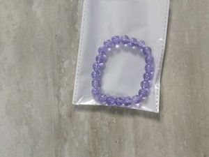 Lavender colour Beaded Bracelet FREE DELIVERY FOR