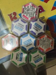 DOMS Erasers - Pack of 20 and 8 neon eraser