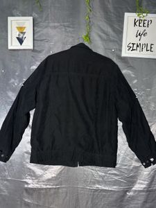 Black Men's suede leather  Jacket