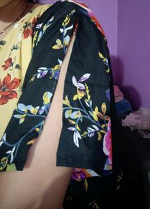 Long Flower Printed Dress