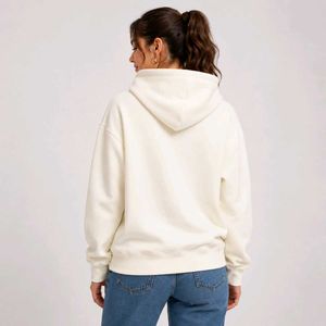 Cream Oversized Hoodie