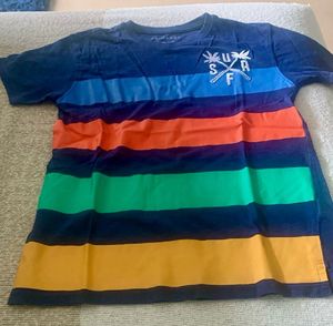 Boys casual Striped T shirt from Primark