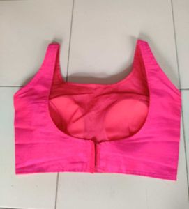 Vibrant Pink Embroidered Blouse