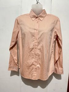 Classic Peach Button-Up Shirt