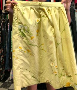 floral skirt