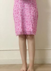 Pink Paisley Print Mini Dress