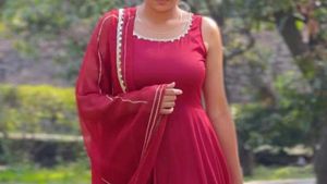 Elegant Pink Ethnic Gown