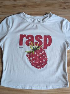 Cute Raspberry Graphic T-Shirt