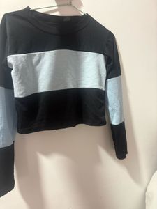 Striped Cropped top