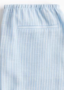 Blue Striped Pajama Pants