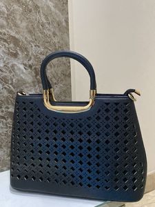 Graceful black Cut Work Women Handbag