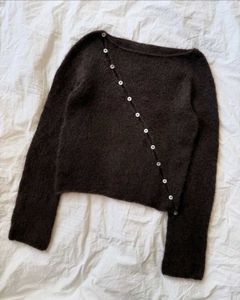 Chic Button-Detail Knit Sweater