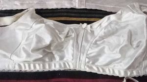 White Satin Bra Combo