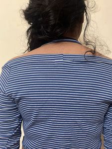 Striped Off-Shoulder Top