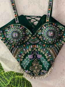 Navratri Peacock Blouse