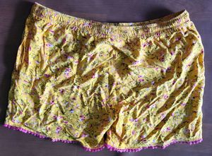 Cute Yellow Floral Shorts