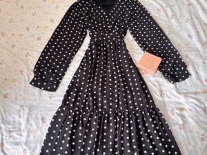 Black Polka Dot  Dress