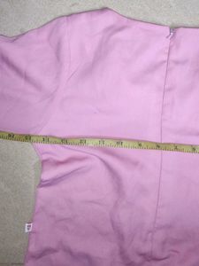 Cute Pink Top &amp; Culottes Set