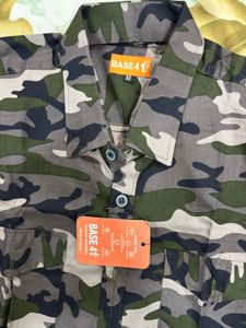 Camouflage Print Men's Shirt