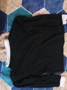 Women's Black &amp; White Sweater