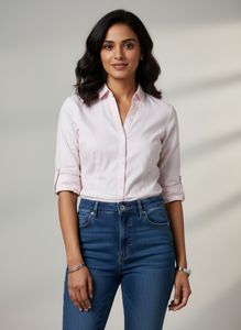 Classic Pink Button-Down Shirt