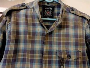 Mens Mufti Woolen Shirt Size 40