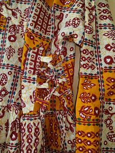 Short Printed Kurti | 100% Cotton | Size L