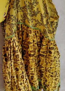 Rare Artistic Print Sleevless Dress