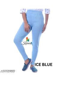 Stylish Ice Blue Leggings