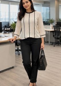 Zara Elegant Sheer Blouse
